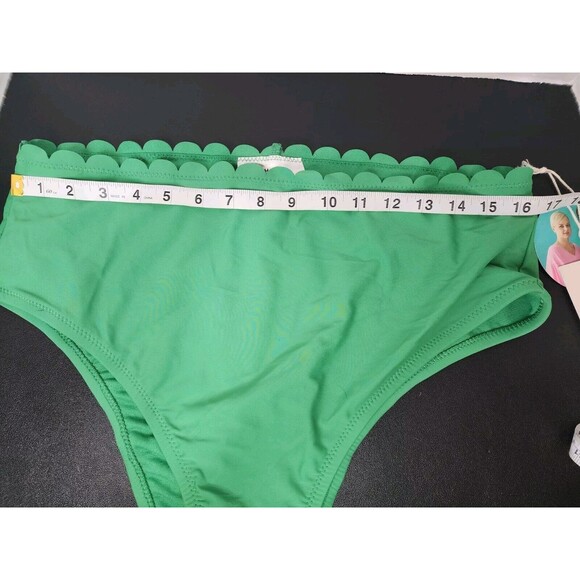 Rhode High Rise Medium Coverage Swim Bikini Bottom Size XXL Green - Picture 6 of 13